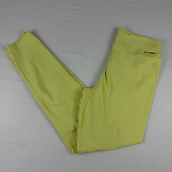 Gymshark Whitney‎ Simmons Neon Yellow, Scrunch Butt Leggings, Size Large - Picture 11 of 13